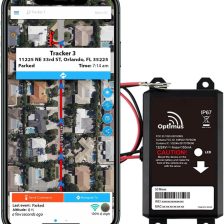Optimus Wired GPS Tracker for Vehicles - Easy Installation on Car's Battery - Low Cost Subscription Plan Options